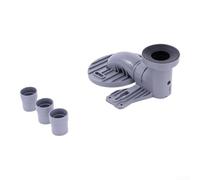 Adjustable Toilet Drain Connector for TOTO Models | Compatible with for toto B212-21, flexible design, easy splicing, 33cm length, grey PVC material