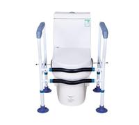 Adjustable Toilet Safety handrail, Height Adjustable, Suitable for The Elderly, Pregnant Women, and Those with Leg and Foot Problems During postoperative Recovery, Suitable for Most Toilets