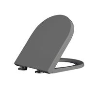 Adjustable Toilet Seat Hinges, Quick Release Top Mount, Soft Close, Multi-Color Grey - Easy Installation Design for Comfort and Style