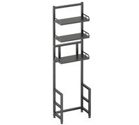 Adjustable Toilet Shelf Orga Stable Storage Rack for Bathroom SpaceSaving Design for Maximum Storage Efficiency HeightAdjustable Bathroom Shelves