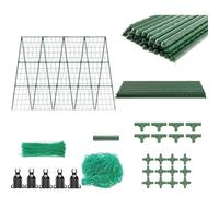 Adjustable Tomato Trellis, Metal Plant Stand for Cucumbers Beans Peas, Height Adjustable 80-160cm, Green Garden Support Cage for Climbing Vines, Easy Assembly,(120 * 160cm)