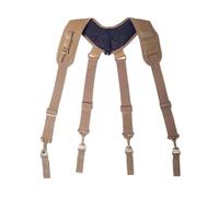 Adjustable Tool Belt - Reliable Companion On Every Project Men Padded Adjustable Tool Belt Nylon X Type Tactics Braces Khaki