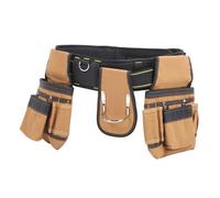 Adjustable Tool Belt Tool Pouch Bag 1200D Oxford Cloth with 23 Pockets and Detachable Bag Strap,Belts Adjusts from 33'' Up to 48'' for Electrician Technician Carpenter Construction