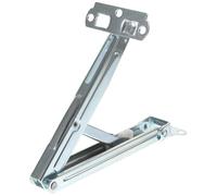 Adjustable Torque Hinge Iron Silver Folding Lift Support Bracket