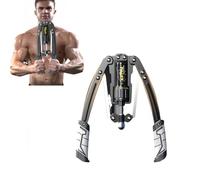 Adjustable Torsion Arm Fitness Machine,10-200kg Hydraulic Power Exerciser,Arm Exercise Equipment,Chest Exerciser for men,Fitness Chest Expander for Professional Strength Training(Grey)