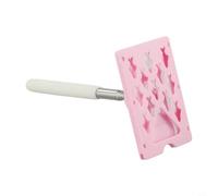 Adjustable Touch N Go Toll Card Holder for Car Interior, Extendable 20-65cm Plastic Handle with Secure Card Lock, Scratch-Reducing(PINK)