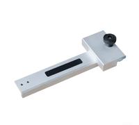 Adjustable Track Saw Guide Rail for 90° Cuts, -60° to +60° Miter Fence | Aluminium Alloy, -60° To +60° Range, Anti-slip Pads, Quick-lock Knob, Fits Most Rail Systems