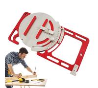 Adjustable Track Saw Guide - Right Angle Woodworking, Flexible Track Saw Square for Cabinets, Bookshelves, and Beveled Panels, Precision Cutting Tool for Woodworkers