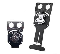 Adjustable Track Saw Protractor for Cuts from -45° to 45° with Quick Angle Adjustments, 19 Positive Stops, Stabilizing for Edge, Compatible