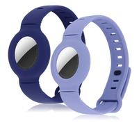 Adjustable Tracker Wristband, Waterproof Silicone Holder Bracelet | 2-Pack / 8-Pack, Compatible