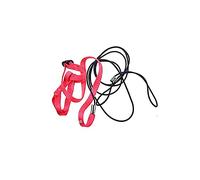 Adjustable Training Design Parrot Bird Harness, Anti-Bite Training Rope Outdoor Flying Traction Straps(XL,red)