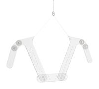 Adjustable Transparent Mannequin for ing Photography - Acrylic Display Rack with Foam Protection for Kids Women & Men - Perfect for Fashion Show Retail and Studio Use