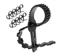 Adjustable Tree Support Straps 10pcs Anti-Slip Garden Ties(300mm) | Precision gear teeth, anti-slip lock, secure hold, adjustable fit, prevents plant damage