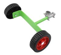 Adjustable Trimmer Support Wheels For Garden Helper - Heavy-Duty Nylon & Metal Construction, Height-Adjustable For Easy Weeding, For 26Mm/28mm Straight(26cm auxiliary wheel)