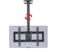 Adjustable TV Bracket Adjustable Height Telescoping Ceiling TV Bracket, Fits 37-85inch LCD Flat Screen TVs, Metal Expansion Screw Fixing Electric TV Lift