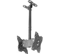 Adjustable TV Ceiling Mount BracketRotatable 2SidTV Stand for 2032 Inch TVs Electric Lift Adjustable Height SpaceSing Design Easy Installation