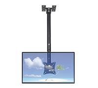 Adjustable TV Ceiling Mount for 12-32" LED Screens - Tilt Bracket, Secure Support for Home & Office, Space-Saving, Easy Install, Durable & Versatile Design