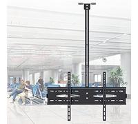 Adjustable TV Ceiling Mount Tilt & Swivel Bracket for 30" Flip-Down TVs Catible with Most 40-60" Flat Sns Space-Saving Wall-Mounted Design