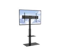 Adjustable TV Floor Stand Compatible with Swivel Mount for 32-85 Inch TVs Height Adjustable VESA up to 600x800mm Portable TV Stand for Home & Office Use.