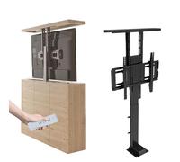 Adjustable TV Mount Bracket for 32-70 Inch Electric TV Lift Stand, Motorized TV Mount with Remote, Telescopic Design, Supports Up to 60kg, Fits in Cabinets