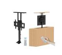 Adjustable Tv Mount Bracket,Motorized Tv Lift Bracket,Motorized Tv Mount with Remote Control Can Be Hidden in The Cabinet,Tv Motorized Lift for 42-70 Inch Tvs,Travel Less Than 4