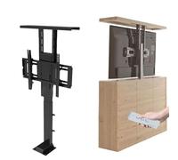 Adjustable TV Mount Bracket, Motorized TV Lift Bracket, with Remote Control and with Memory Function, Can Be Hidden In the Cabinet（32-57in Tv-575-1225mm）