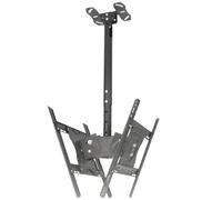 Adjustable TV MountTiltable & Swivel Ceiling Bracket DualSided Monitor Support HeavyDuty Design for 3255 Inch TVs 60kg Capacity 2m Extension Arm
