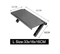 Adjustable TV Screen Top Shelf Monitor Shelf 30 * 13 * 11cm 33 * 16 * 16cm Adjustable Screen Suitable for Office and Home Description 1.No Need to Punch Holes (L)