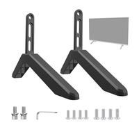 Adjustable TV Stand - Aluminum Alloy TV Mount | Stable Non-Slip Base | Monitor Riser Shelf for 32-65 Inch TVs | Ergonomic Design for Home & Office Use