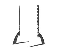 Adjustable TV Stand for 32-70 inch LCD/LED TVs, Tabletop TV Legs with Triangular Structure for No Shaking, 3mm Thick Steel, Max 77.2 lbs, Space Saving Base for Bedroom, Office, School