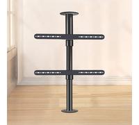 Adjustable TV Stand with 360° Rotation - Free Standing Mount for 32-75 Inch LED TVs Swivel Base Divider Perfect for Living Room & Home Theater Setup