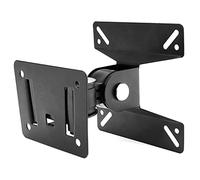 Adjustable TV Wall Mount Bracket for 14-24 Inch LCD LED Flat Panel TV 180° Rotat Heavy-Du Easy Installat Space-Saving Design Full Mot Wall Mount