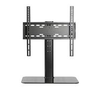 Adjustable TV Wall Mount Bracket & Tabletop Stand 15° Tilt Supports Up to 66lbs Ideal for Flat Screens Easy Installation SpaceSing Design Perfect for Home Entertment