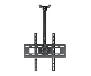 Adjustable TV Wall Mount & Ceiling Mount Bracket Fits 2660" TVs Max 400x400mm 132 Lbs Load Capacity Tilt & Swivel Design for Optimal Viewing Angle