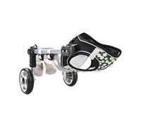 Adjustable Two-Wheel Dog Mobility Cart for Disabled Dogs - Lightweight and Sturdy Pet Wheelchair for Enhanced Mobility and Comfort
