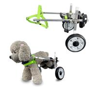 Adjustable Two Wheel Dog Stroller/Wheelchair, Portable Animal Exercise Wheels for Pets/Dog Wheelchairs (One Color Size l)