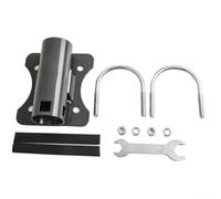 Adjustable U-Shape Bracket for V2, Stainless Steel Balcony Mount Adapter with 30-50mm Adjustable U-Shaped Base for Yacht Railings, Non-Slip