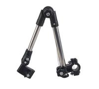Adjustable Umbrella Stand Holder Sturdy Stainless Steel for Baby Stroller Pram Chair 360° Direction Ideal for Riding Rainy Sunny Day Safety (Black)