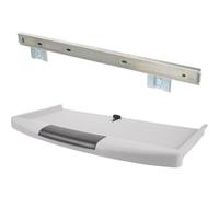 Adjustable Under-Desk Keyboard Slide Durable ABS Drawer Glides Perfect for Office and Workspace Use Ergonomic Keyboard Tray Solution