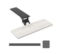 Adjustable Under-Desk Keyboard Tray Easy Installation Ergonomic Keyboard Support Height & Angle Adjustable Perfect for Home or Office Writing Space-Saving Design.