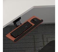 Adjustable Under Desk Keyboard Tray Slide Out & Tilt Design with Mouse Pad Perfect for Gaming & Home Office Lar Size for Comfort & Efficiency