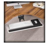 Adjustable Under Desk Keyboard Tray Tilt ping Platform for Cuter 22 Inch White Maple Height Adjustable Keyboard Stand for Home Office