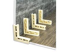 Adjustable Universal Backdrop Board Bracket Vertical L Shape Background Holder Stand for Photograph Studio (4 Pack)