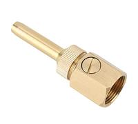 Adjustable Universal Brass Straight Fountain Nozzle Premium Durable Water Spray Head with Ball Joint for Music Fountains Outdoor Garden Pools DN15 DN20 DN25 (1 inch DN25)