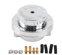 Adjustable Universal Fuel Pressure Regulator Kit, Carburettor Fuel Pressure Regulator with 1.5-5 Psi Manual Adjustment, Includes Fittings and Hose for Single or Dual Carb Engine