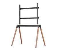 Adjustable Universal TV Stand for 43-86 Inch LED LCD Screens - Tripod TV Bracket with 4 Legs Ideal for Living Room & Bedroom Studio Display Mount Easy Setup