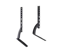 Adjustable Universal TV Stand for 75" TVsVESA 600x400mm Holds Up to 110 lbs Height Adjustable Base Sturdy Leg Design for Halloween Decor and Entertainment