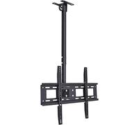 Adjustable Universal TV Stand Mount Bracket for LCD & Curved TVs Swivel & Tilt Ceiling Mount Holds Up to 170 lbs Perfect for Home & Office Use