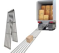 Adjustable Unloading Pulley with Skate Wheel Conveyor Rail 40x300cm ABS Plastic Roller System for Efficient Material Flow Splicable Design for Versatile Use
