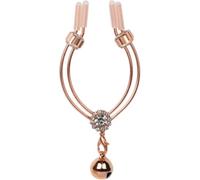 Adjustable Vaginal Clitoris Clips，Stainless Steel Vaginal Speculum，aginal Clip Labia Fetish Clips，with Pendant Non Piercing Flirting Erotic Clit Pain Stimulation,Silicone Tipped, for Adult Women Men